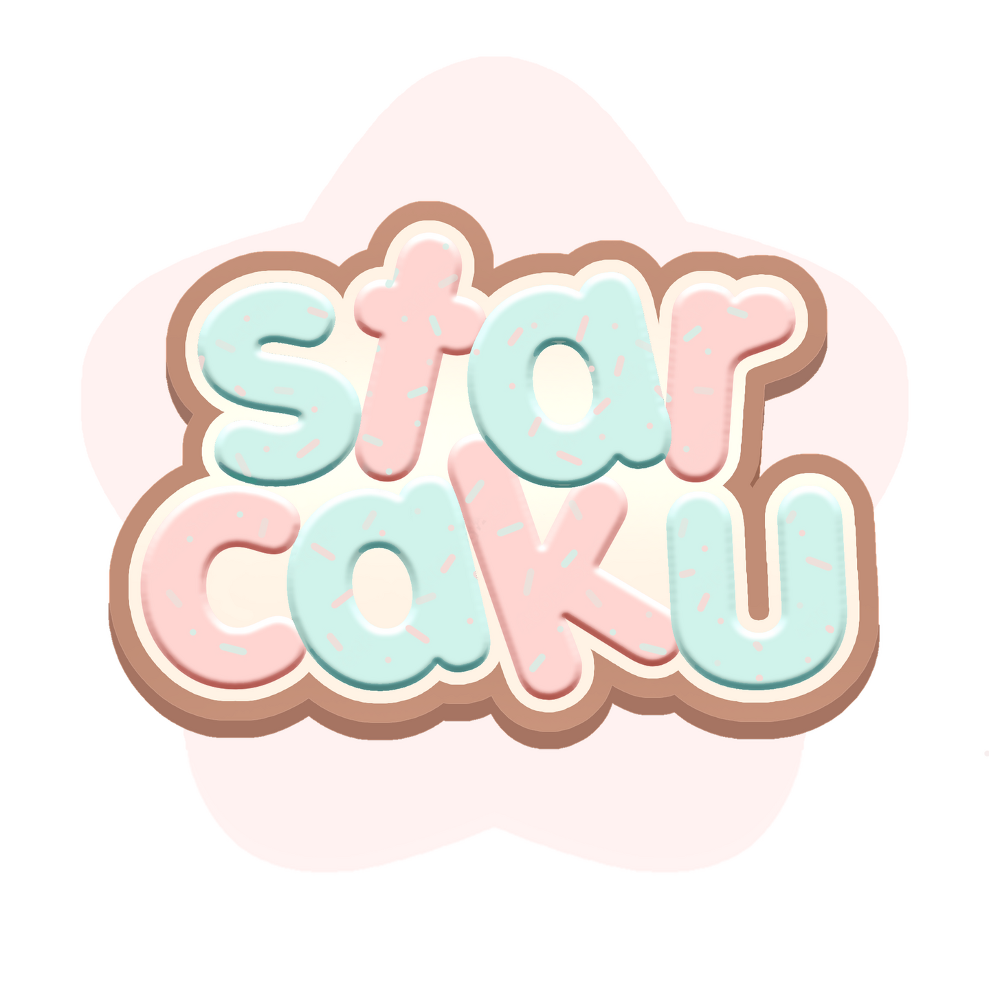 My logo. It says "star" on the first line and "caku" on the second line.